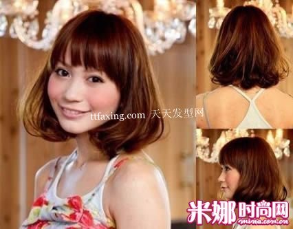中长梨花头发型图片 好看又容易打理的时尚发型 zaoxingkong.com