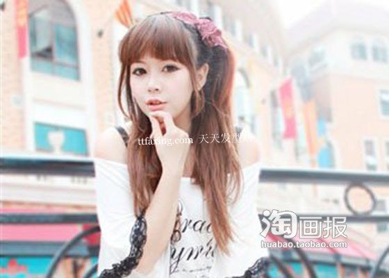 鹅蛋脸发型 2012年最新流行梳法~手把手教你 zaoxingkong.com