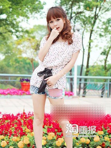 鹅蛋脸发型 2012年最新流行梳法~手把手教你 zaoxingkong.com