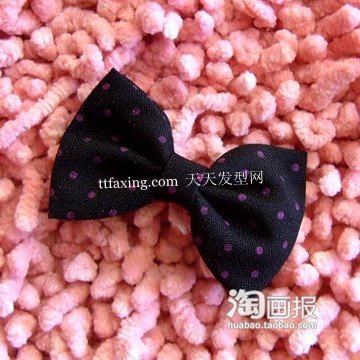 淑女蝴蝶结发型~随性街头感 zaoxingkong.com