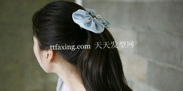 塑造空气感踏着马尾辫~显得高挑 zaoxingkong.com