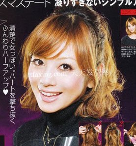 2012女士最新发型 发型与发饰的搭配技巧 zaoxingkong.com