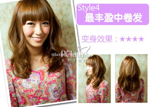 中长发搭配齐刘海 2012日系最流行的发型设计图片 zaoxingkong.com