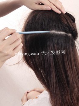 零发饰为发型增添女人味发型DIY　流行美发型 zaoxingkong.com