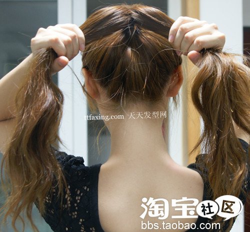 可爱韩式盘发演绎潮流 2012年最流行的颜色的头发 zaoxingkong.com