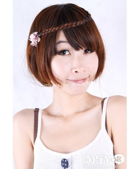 “伪短发”发型diy 可爱女孩的可爱发型 zaoxingkong.com