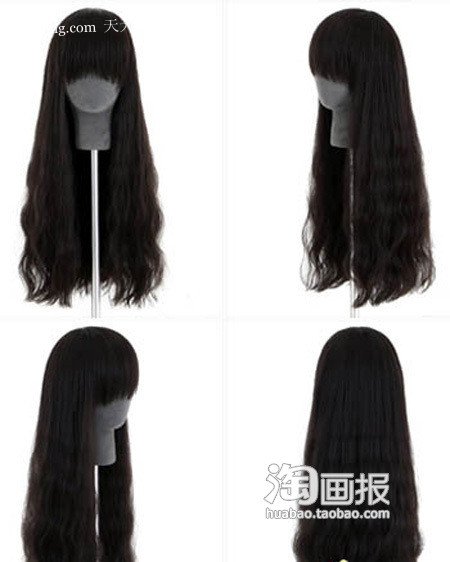 女生必备假发示范可爱 2012年流行什么颜色头发造型 zaoxingkong.com