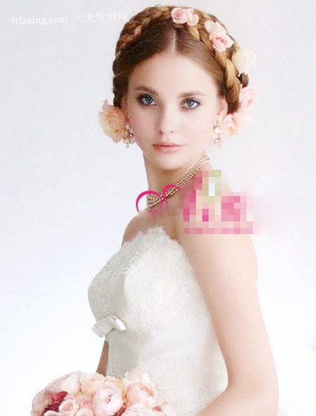 绝美新娘发型不二法宝 2012年流行的女发型 zaoxingkong.com