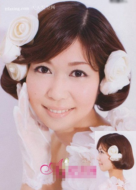 绝美新娘发型不二法宝 2012年流行的女发型 zaoxingkong.com