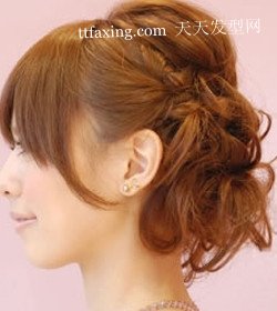 盘发造型图片 2012年女生流行发型 zaoxingkong.com