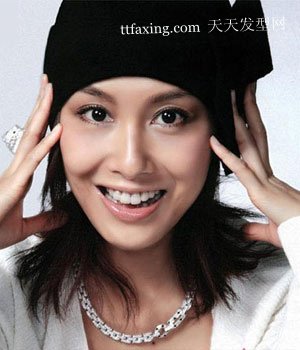 帽子发型搭配让年龄减减减日韩可爱发型 zaoxingkong.com