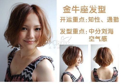 2012年星座女孩流行发型 非常可爱发型 zaoxingkong.com