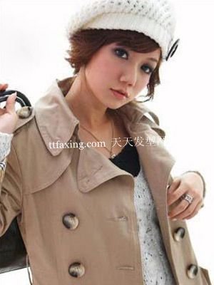 潮流美发美服搭秋冬风衣2012流行发型女 zaoxingkong.com