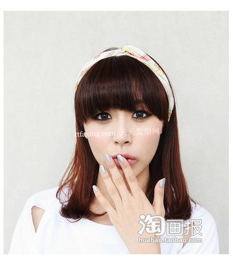 现在流行的少女发型 最新方脸短发造型 zaoxingkong.com