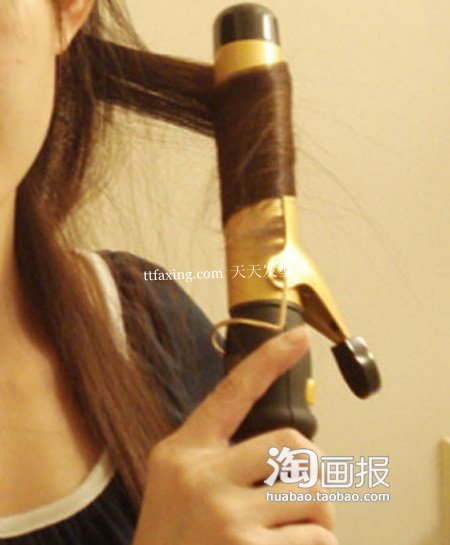 大波浪韩式卷发 卷头发怎么扎好看~优雅淑女范 zaoxingkong.com