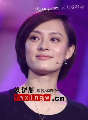 孙俪短发发型图片~最温婉可人 zaoxingkong.com