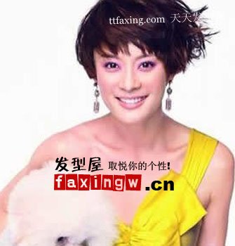 孙俪短发发型图片~最温婉可人 zaoxingkong.com