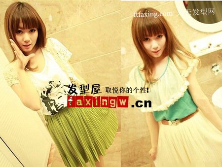 直发刘海发型图片~甜美萝莉淑女 zaoxingkong.com