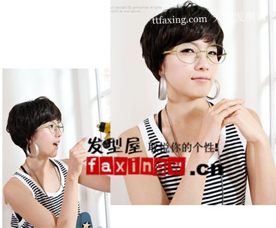 女生纹理烫发型+时尚韩式纹理烫发型 zaoxingkong.com