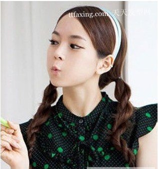 韩国女学生最喜欢的4款发型设计图片 zaoxingkong.com