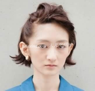 秋季女人味4款短发扎法 zaoxingkong.com