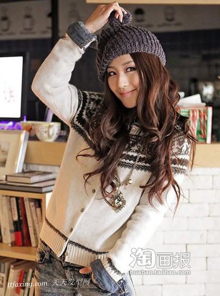 新年甜美形象帽子搭配发型的最佳典范 zaoxingkong.com
