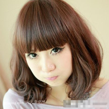 圆脸适合的发型系列之短发发型 zaoxingkong.com