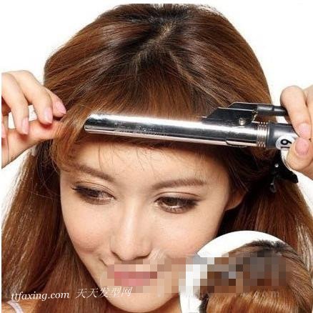 两款韩式刘海DIY 脸型与发型的搭配方脸立变瓜子脸 zaoxingkong.com