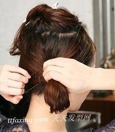 韩式发型盘发步骤 亚洲最具女人味发型DIY zaoxingkong.com