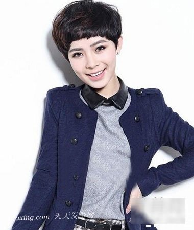 最流行短发发型图片 7款发型动感显高还扮嫩 zaoxingkong.com