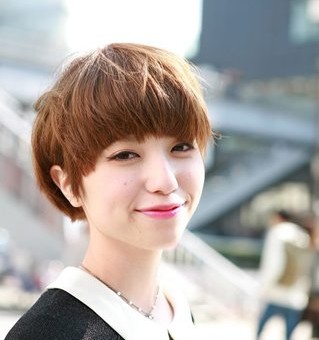 2014最新韩式短发烫发发型 人气学生头短发图片个性十足 zaoxingkong.com