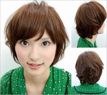 日系短发烫发发型设计图片 做个减龄的优雅小美人 zaoxingkong.com