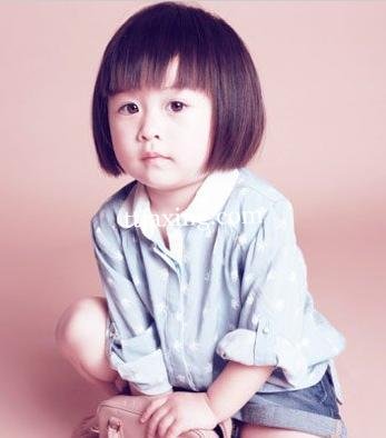 可爱时尚儿童短发发型图片 尽显大牌范儿 zaoxingkong.com