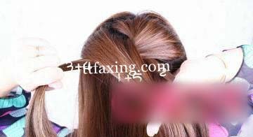 蝎子辫的编法图解分享 打造百变女神范儿 zaoxingkong.com