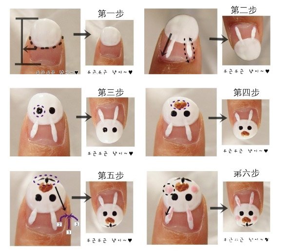 2014简单易学的美甲图案 让你的指尖充满活力 zaoxingkong.com