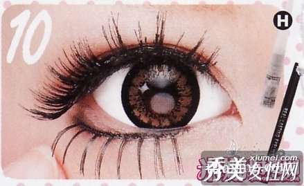 美瞳MIX假睫毛 日式GAL大眼妆 zaoxingkong.com