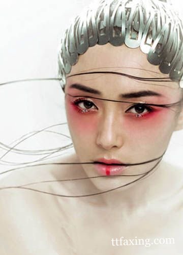 2014创意彩妆图片赏析 让你感受不一样的立体妆容 zaoxingkong.com