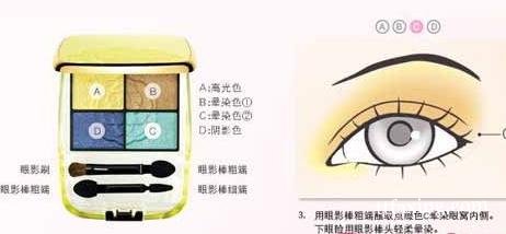 淡妆眼影的画法步骤详解 学习Angelababy打造可爱妆 zaoxingkong.com