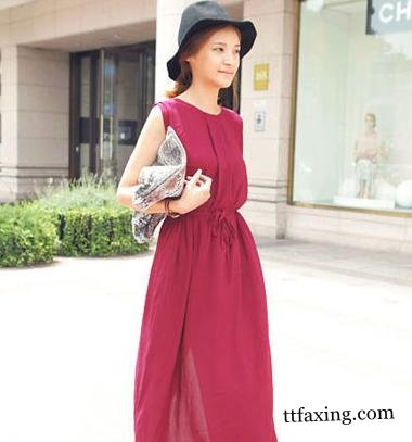 酒红色长裙搭配打造属于你的不凡气质 zaoxingkong.com