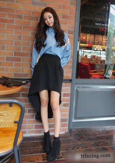 韩国女生服饰搭配图片分享 走在时尚最前端 zaoxingkong.com